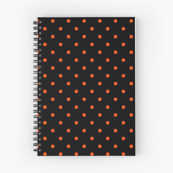 Item preview, Black With Orange Polka Dots designed and sold by RootSquare.