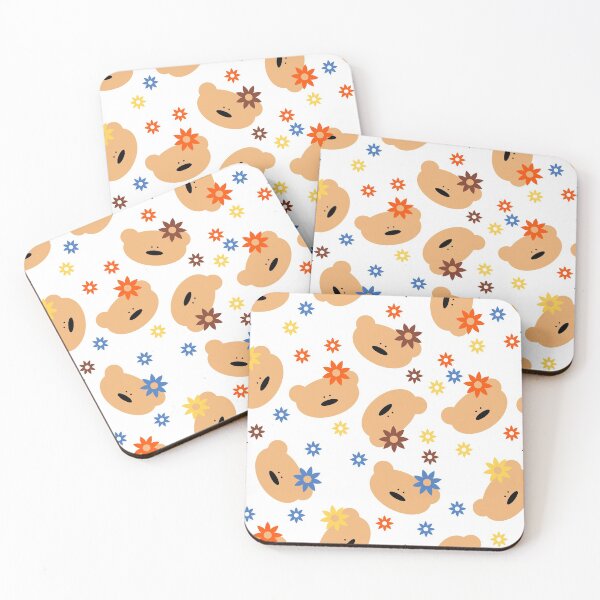 Item preview, Teddy bear pattern with flowers designed and sold by chrisbears.