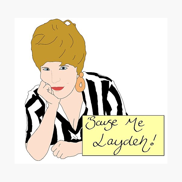 Item preview, Charity Shop Sue - 'Scuse Me Laydeh designed and sold by sketchdrawings0.
