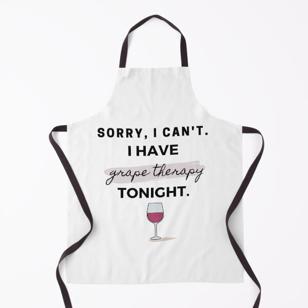 Item preview, Grape Therapy Funny Self-care Wine saying Design designed and sold by luchik-and-co.