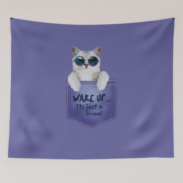 Item preview, Dream Cat - Life is just a dream designed and sold by SmoothDesigner.