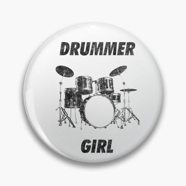 Item preview, Drummer Girl Funny Drumming designed and sold by artworkbyrihen.