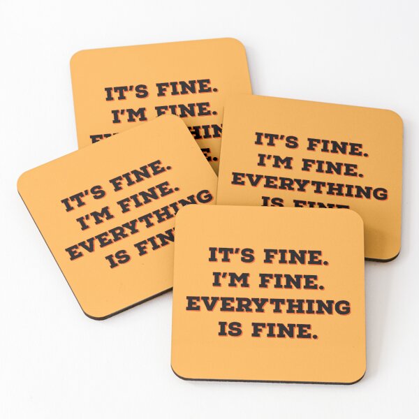 Item preview, EVERYTHING IS FINE designed and sold by ak3shay.
