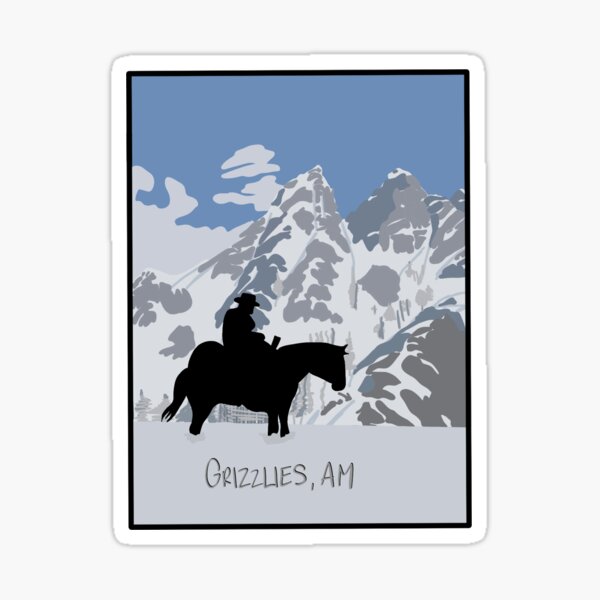 Vista previa del artículo con la obra «Grizzlies RDR2», diseñado y vendido por katyekaboom.