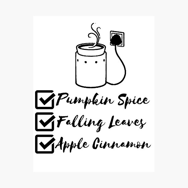 Item preview, Pumpkin spice, falling leaves, apple cinnamon designed and sold by RKSDesigns.