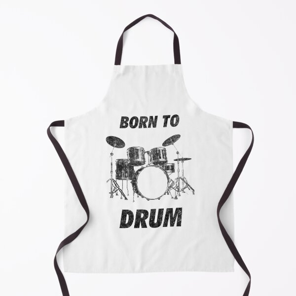 Item preview, Born To Drum Funny Drum Set designed and sold by artworkbyrihen.