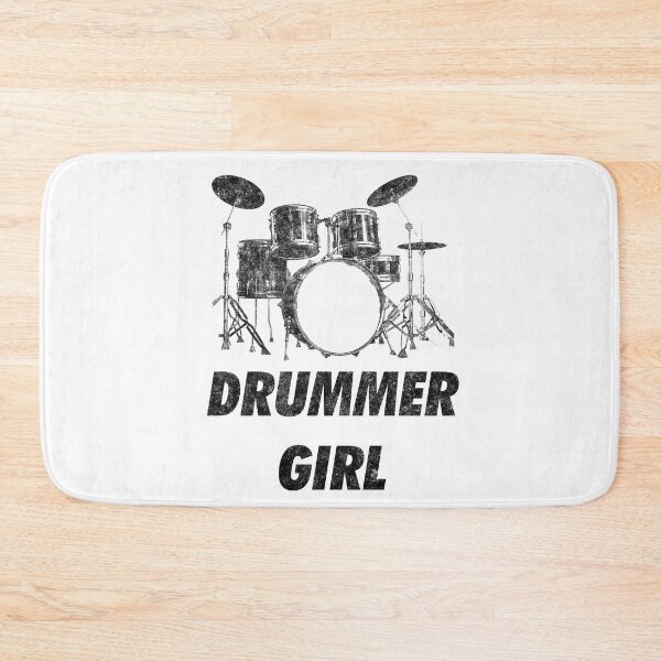 Item preview, Drummer Girl Funny Drum Set designed and sold by artworkbyrihen.
