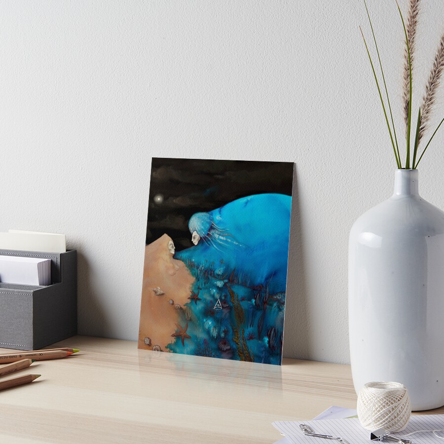 Item preview, Art Board Print designed and sold by anguanatatu.