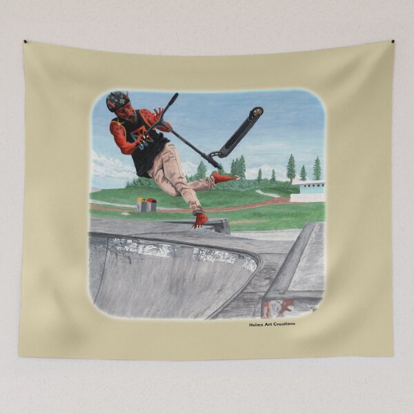 Item preview, Kobold Kick Scooter Trick Fantasy Image designed and sold by HelmsArt.