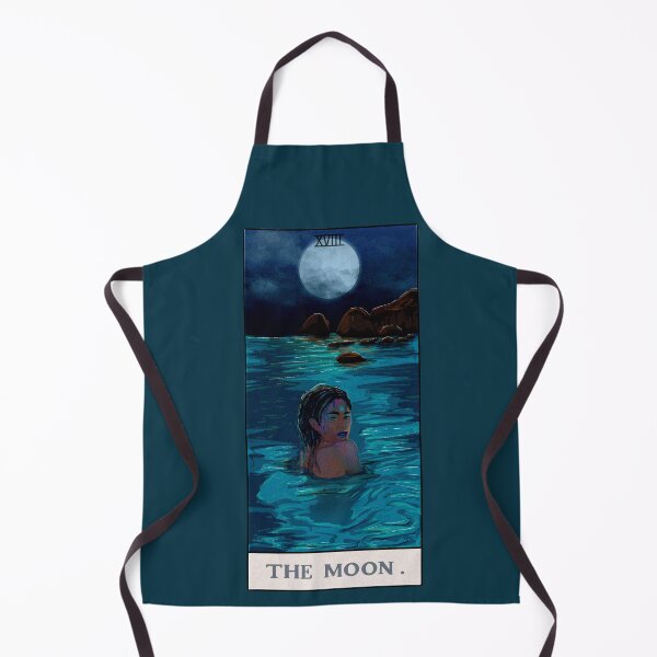 Item preview, PISCES/ THE MOON TAROT CARD. designed and sold by idrawthings23.