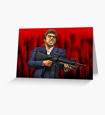 Scarface Greeting Card