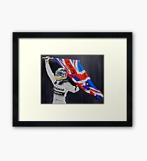 Lewis Hamilton Framed Print