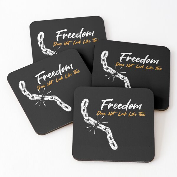 Item preview, Freedom Does Not Look Like This Simple Funny Quote  designed and sold by MerchSpot.