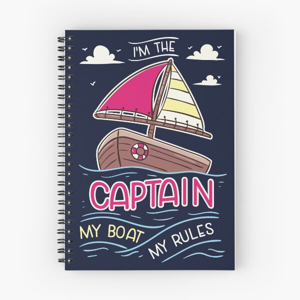 Item preview, I'm The Captain My Boat My Rules Gift designed and sold by Sandra78.