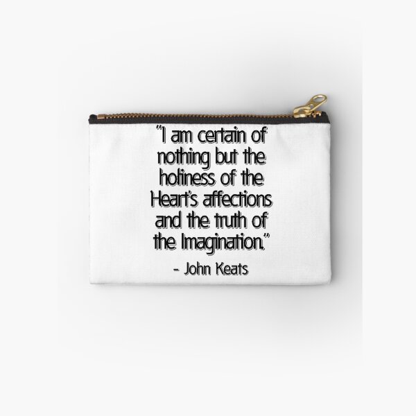 Item preview, John Keats Quote designed and sold by EvolutionWisdom.