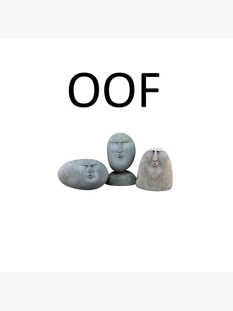Oof Stones Definition | Greeting Card