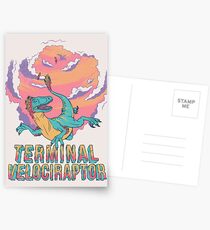 Terminal Velociraptor (Version 2) Postcards