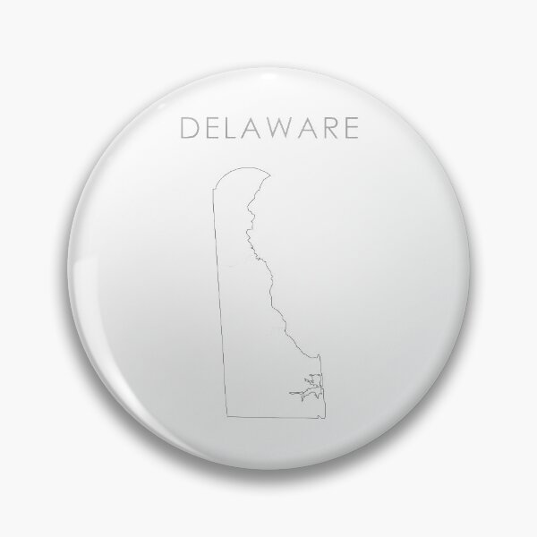 Item preview, Delaware Silver State Counties Map designed and sold by Alo.