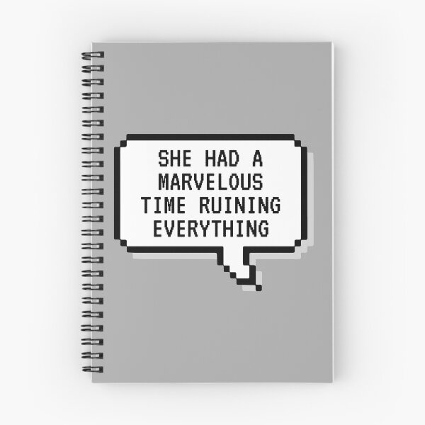 Item preview, She Had a Marvelous Time Ruining Everything designed and sold by kindxinn.