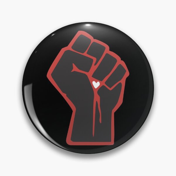 Artikelvorschau, Black Lives Matter – eine rote Botschaft für Liebe, Gleichheit, Menschenrechte und Solidarität entworfen und verkauft von corner-shop.