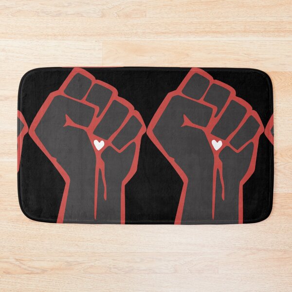 Artikelvorschau, Black Lives Matter – eine rote Botschaft für Liebe, Gleichheit, Menschenrechte und Solidarität entworfen und verkauft von corner-shop.