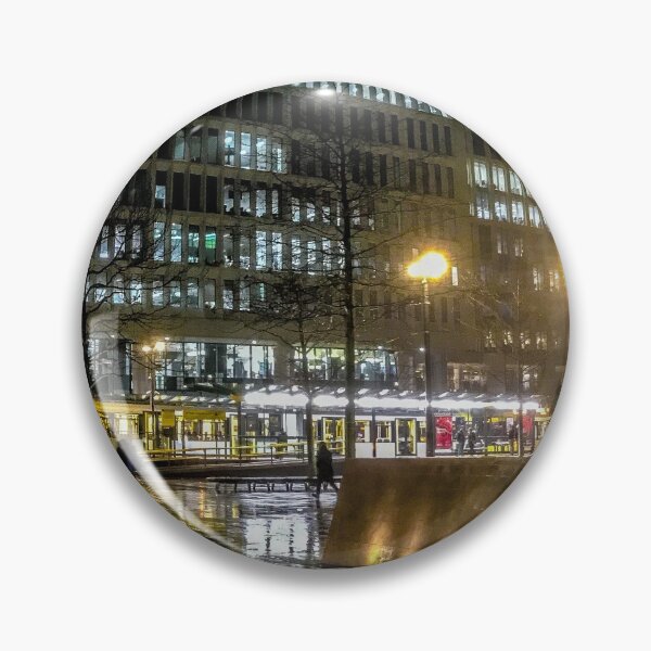 Item preview, A Dark Wet Winter's Night on St Peter's Square Manchester designed and sold by SarahStephensPh.