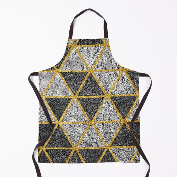 Item preview, Charcoal Grey on Gold Trimetric designed and sold by art-in-a-bottle.