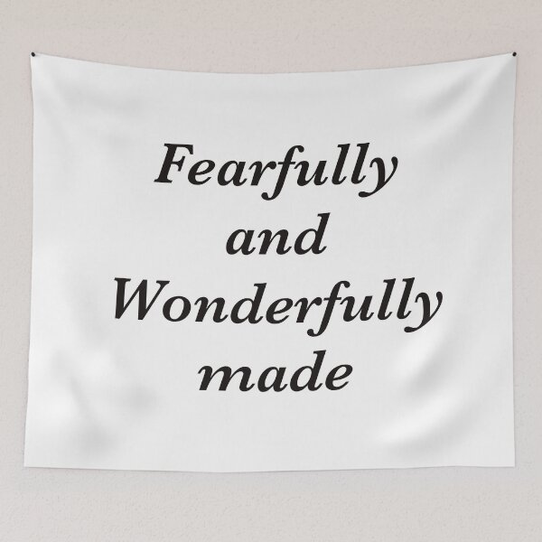 Item preview, Fearfully and Wonderfully Made | Faith | Jesus designed and sold by LoveAlwaysLexy.