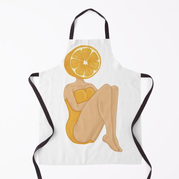 Item preview, Orange Pin-up Girl designed and sold by TesiaMarieArt.