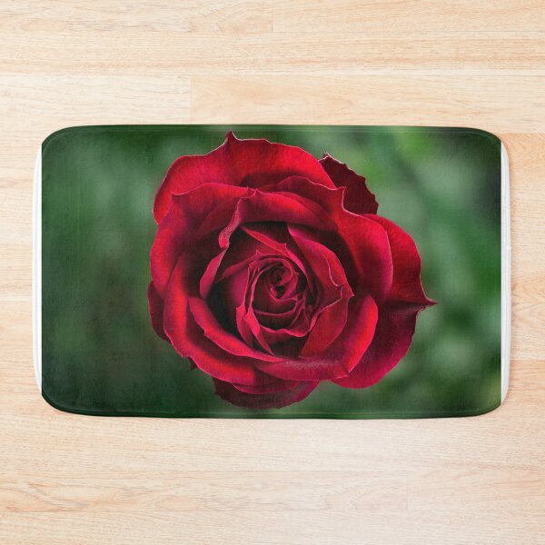 Item preview, Red rose on green background designed and sold by leonbrouwer.