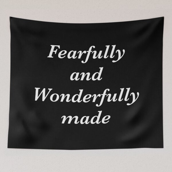 Item preview, Fearfully and Wonderfully Made | Faith | Jesus designed and sold by LoveAlwaysLexy.