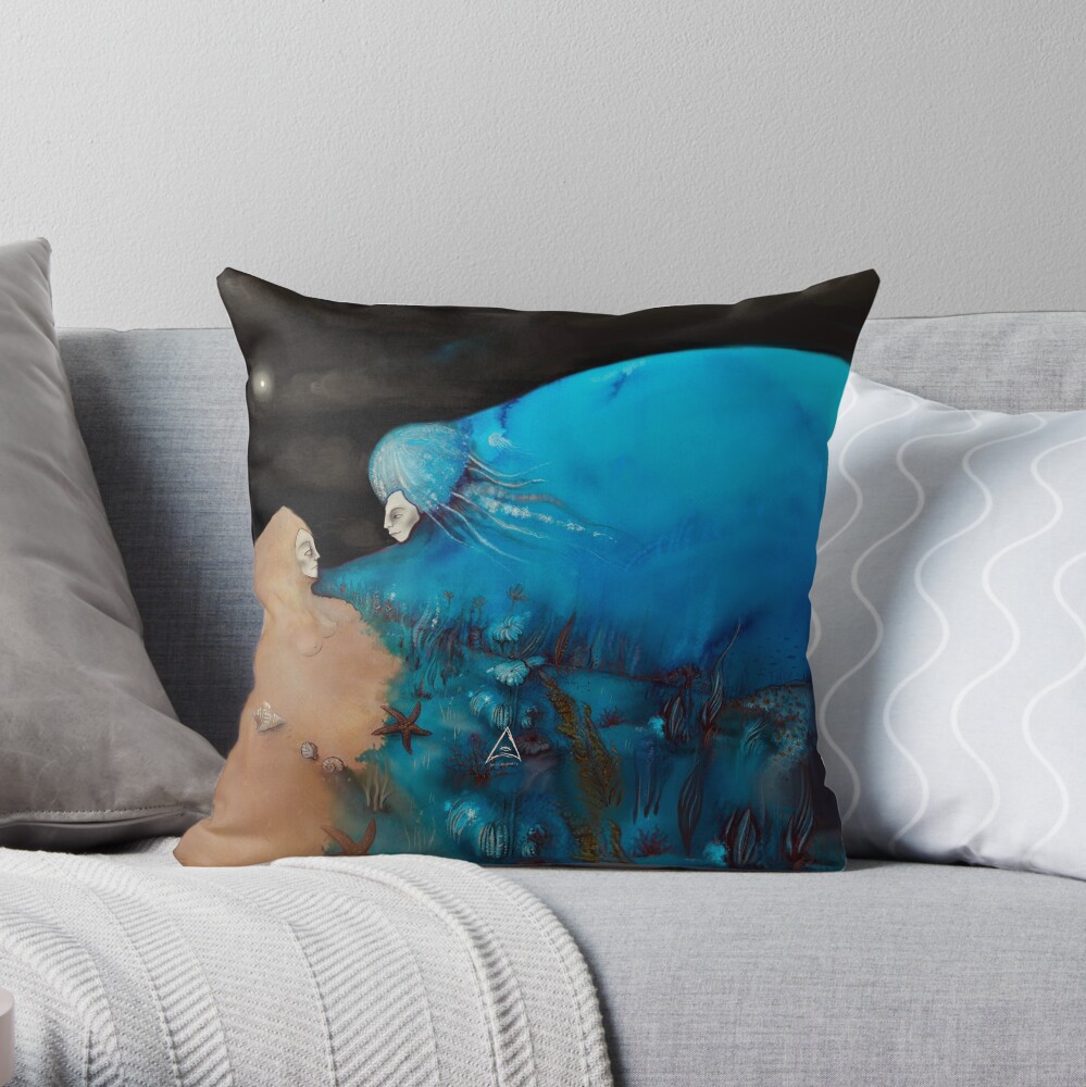 Item preview, Throw Pillow designed and sold by anguanatatu.