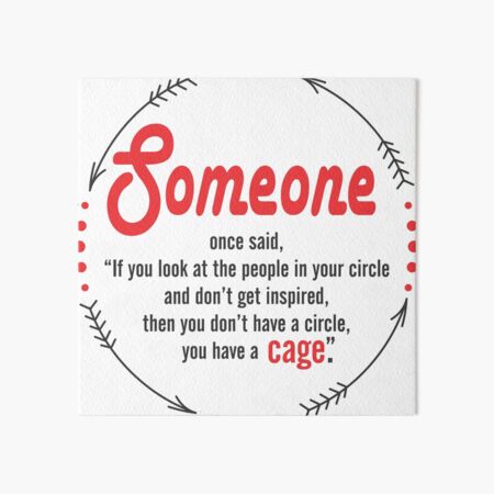 Once upon a time, someone said... Art Board Print