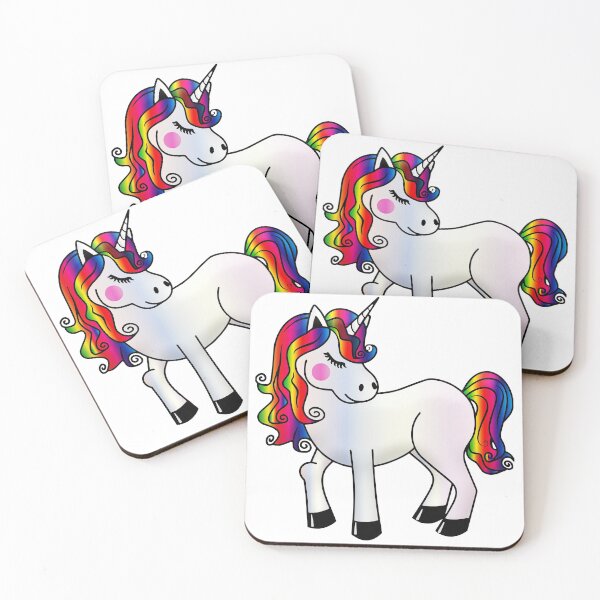 Item preview, Colourful  Rainbow Unicorn  designed and sold by BitsndPieces.