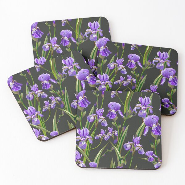 Item preview, Iris Floral Vintage Pattern Flower Garden Plant Irises Blossom Gardening Lovers designed and sold by TopTeeShop.