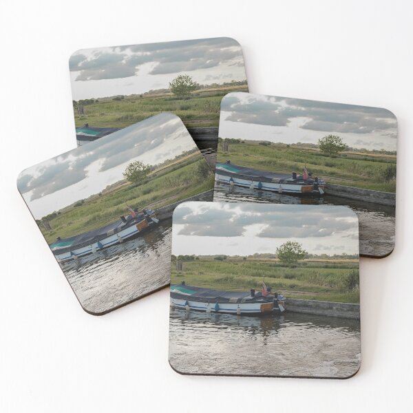 Item preview, Small wooden pleasure boat moored in Thurne Dyke  designed and sold by yackers1.