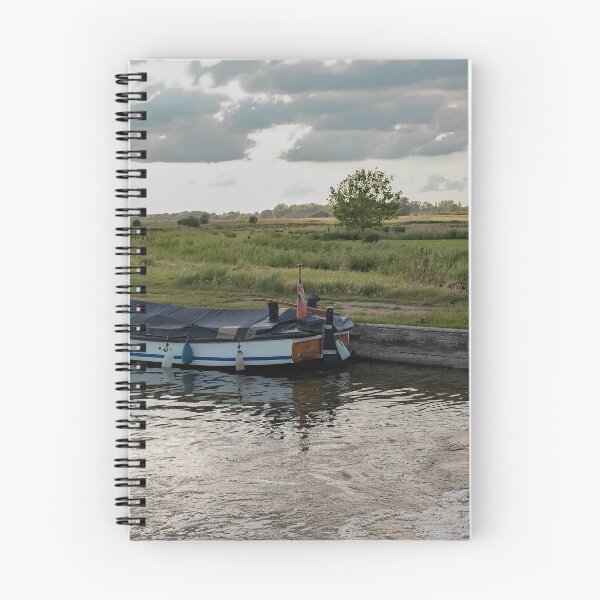 Item preview, Small wooden pleasure boat moored in Thurne Dyke  designed and sold by yackers1.