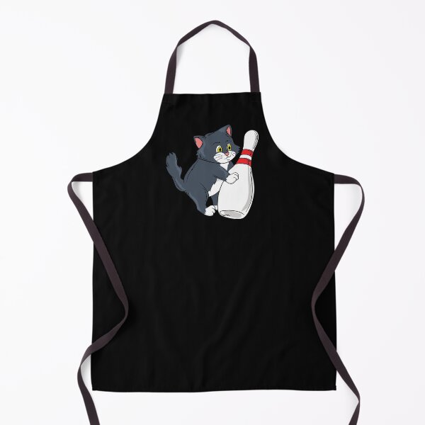Item preview, Cute Cat Tipping Bowling Pin Player Gift Idea designed and sold by Sandra78.