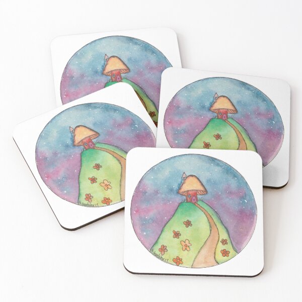 Item preview, Mushroom House on A Hill designed and sold by Jeraluna.