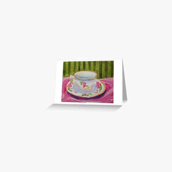 Afternoon Tea Time Greeting Card