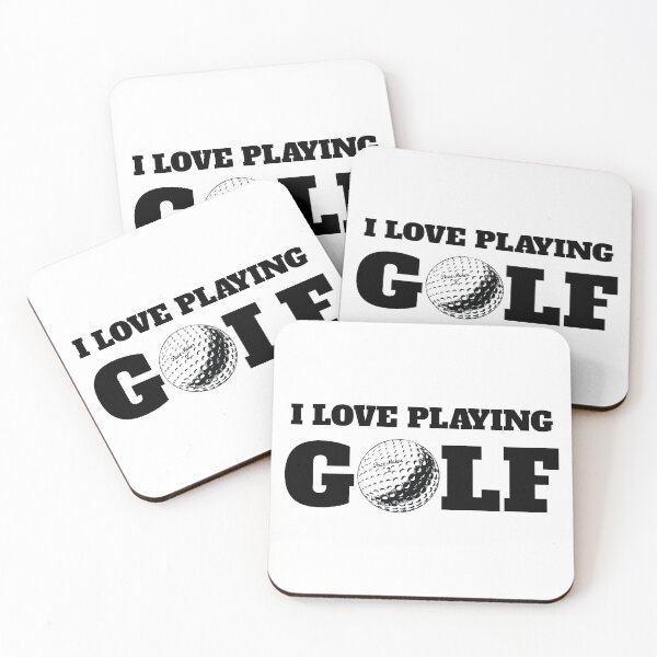 Item preview, I Love Playing Golf, With Golf Ball designed and sold by 4AllTimes.