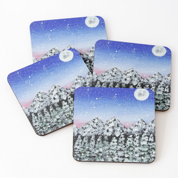 Item preview, Full Moon Snowfall Night Time designed and sold by mriduasif03.