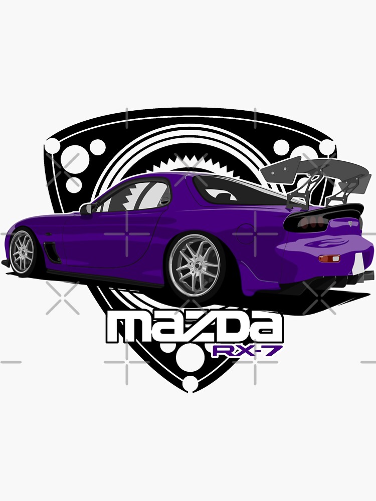 Mazda RX7 JDM Sticker for Sale by AUTO-ILLUSTRATE