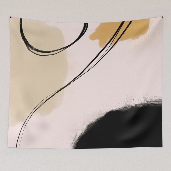 Item preview, neutral abstract boho designed and sold by trajeado14.