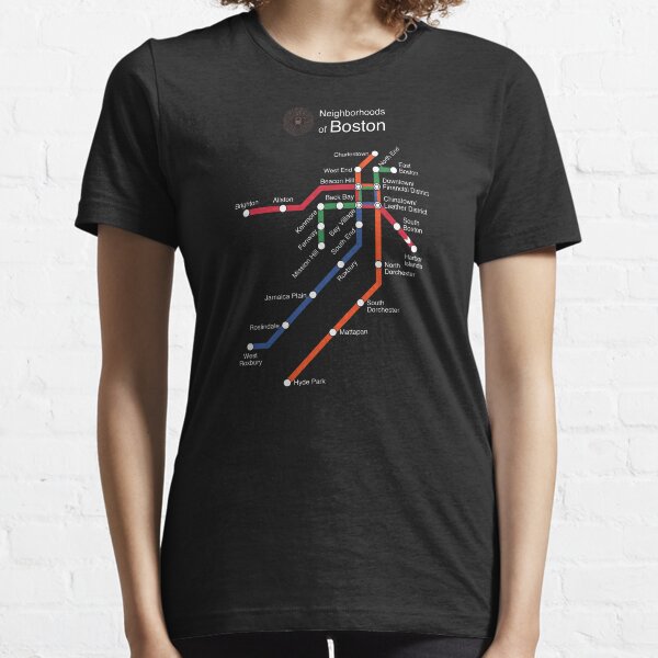 Boston (white) Essential T-Shirt
