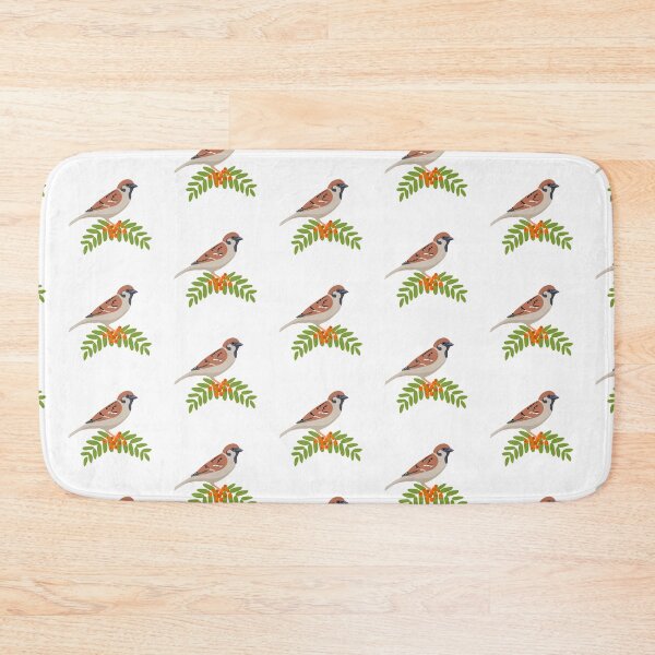 Item preview, Eurasian Tree Sparrow and Rowan Berries designed and sold by MaijaR.
