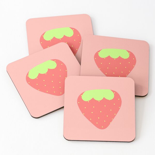 Item preview, kawaii strawberry print designed and sold by simptrash.