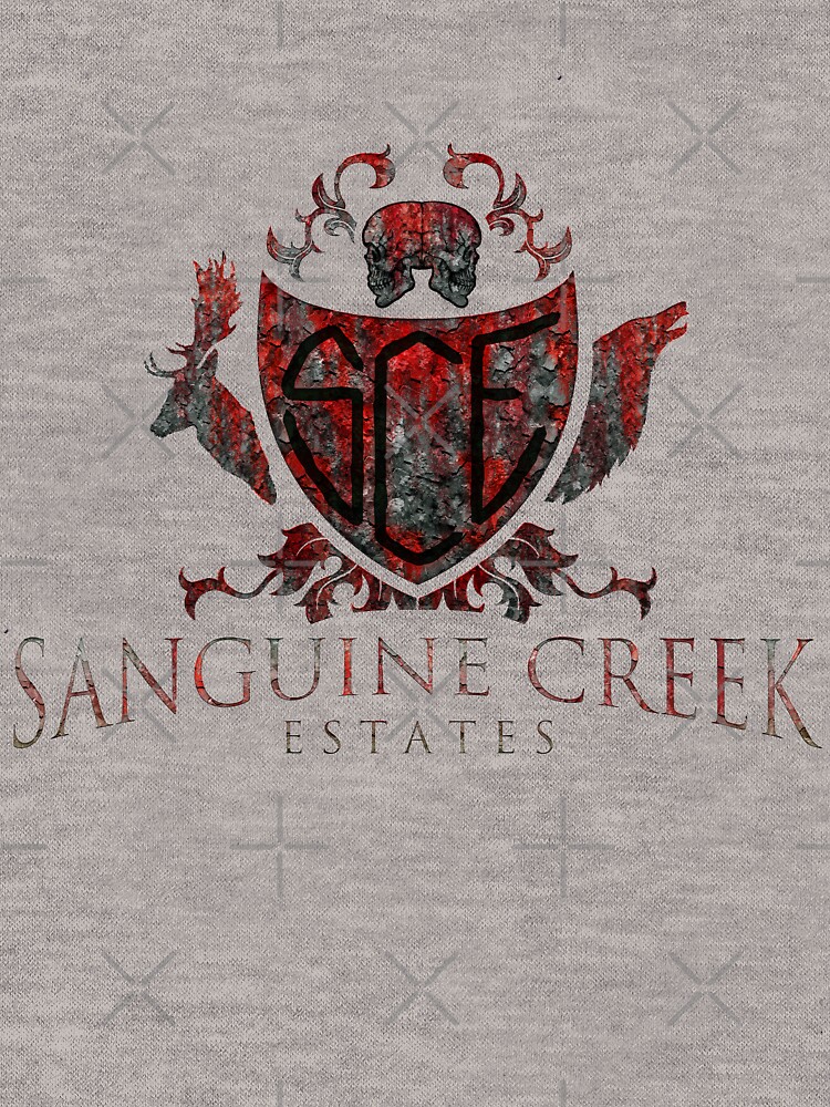 Thumbnail 5 of 5, Lightweight Hoodie, Sanguine Creek Estates Logo-Full Color designed and sold by HauntingU.