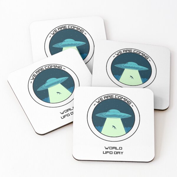 Item preview, We Are coming World UFO Day designed and sold by Tylers-Tees.