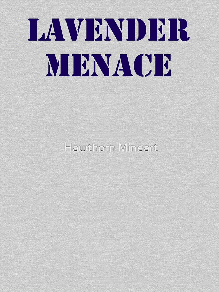 lavender menace tshirt